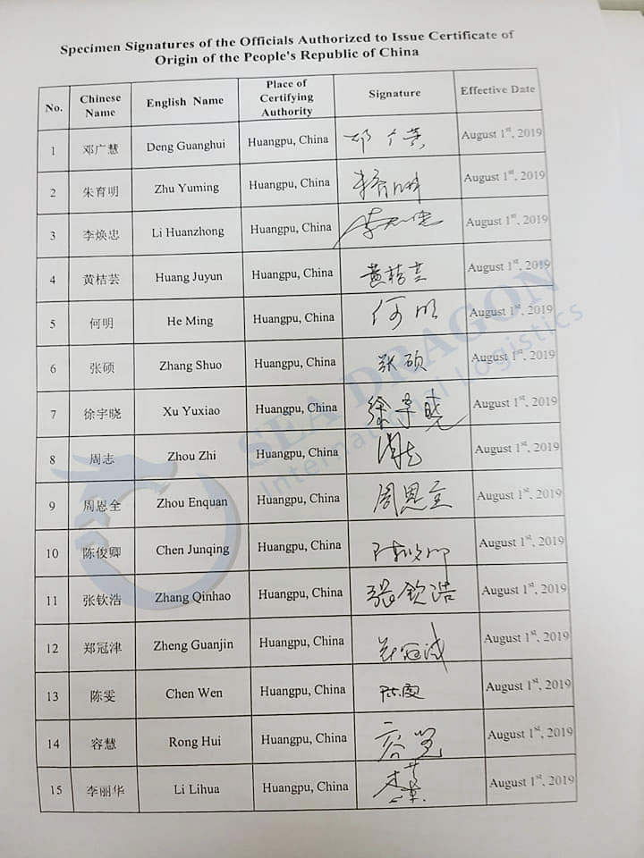 C p nh t danh s ch t n v ch k tr n c o form e c a h i quan trung qu c